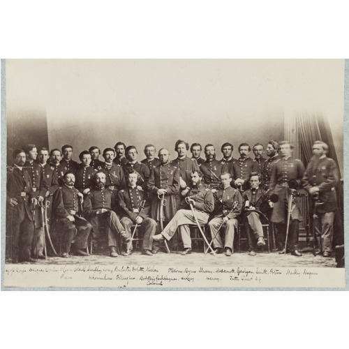 Officers Of 37th New York Infantry, circa 1861
