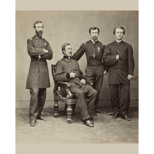 Bvt. Maj. Gen. W. F. Barry And Staff, circa 1861