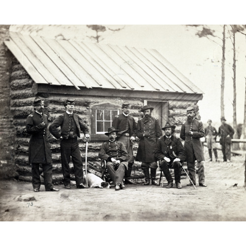 Bvt. Maj. Gen. Adelbert Ames And Staff, Army Of The James, Nov. 1864