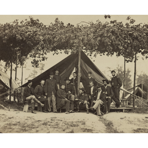 Major General B. F. Butler And Staff, circa 1861
