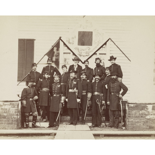 Major General D. B. Birney And Staff, circa 1864