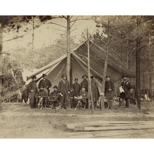 General U. S. Grant And Staff, City Point, Va., Summer Of 1864