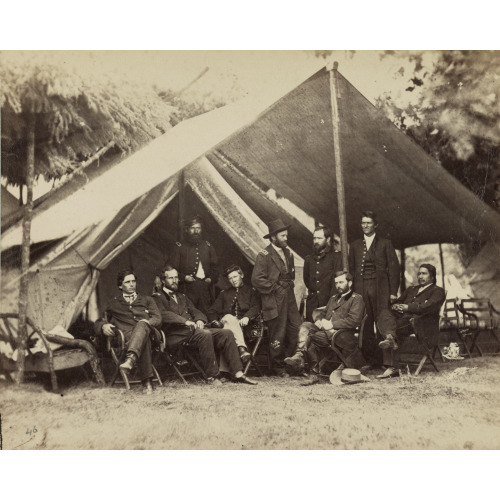 General U. S. Grant And Staff, City Point, Va., Summer Of 1864