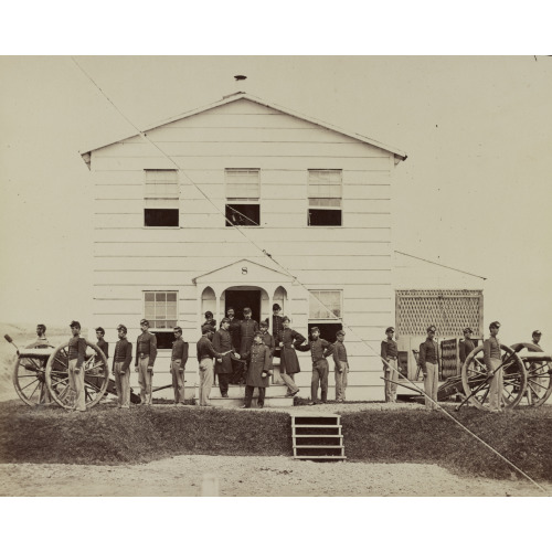 Bv't. Brig. General J. A. Hall And Staff, circa 1865
