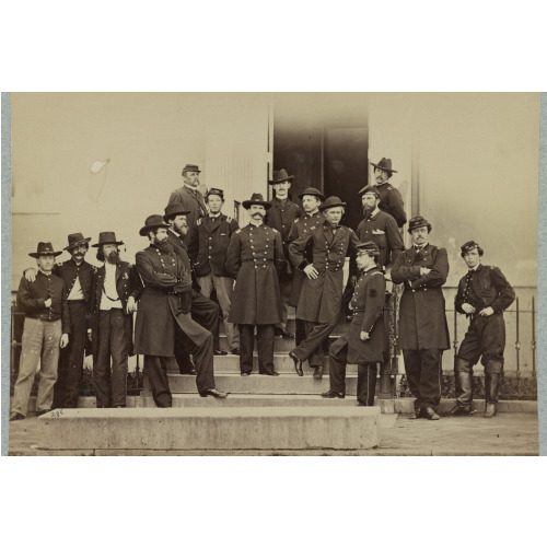 Major General E. O. C. Ord And Staff, circa 1861