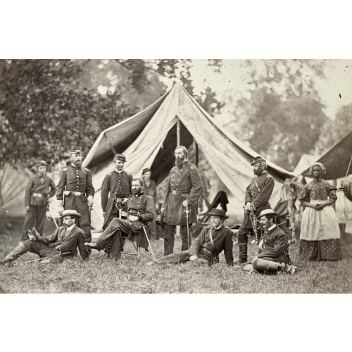 Major General Fitz John Porter And Staff, circa 1861