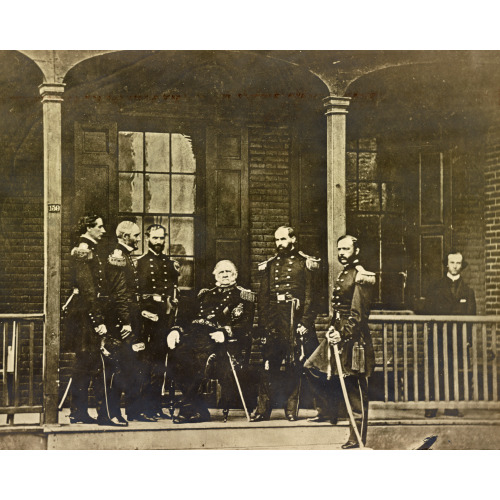 Scott, Gen. Winfield & Staff, circa 1861