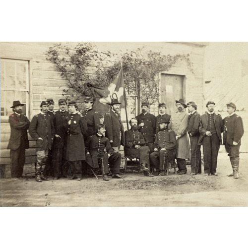 Major General A. H. Terry And Staff, circa 1861