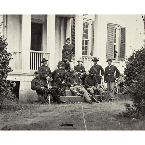 Major General James H. Wilson And Staff, City Point, Va., July 1864