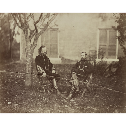 Gen. Custer And Gen. Pleasanton, Warrenton, Va., October 1863