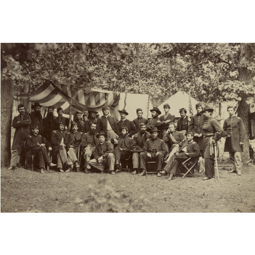 Officers Of 93d New York Infantry, Bealton, Va., August, 1863