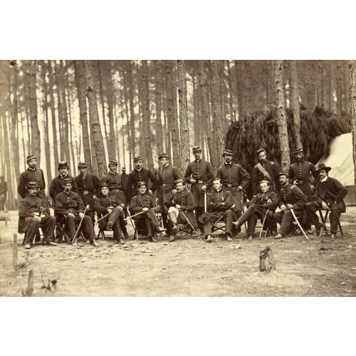 Officers Of 114th Pennsylvania Infantry, Petersburg, Va., 1864