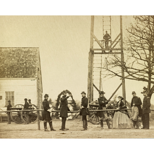 Headquarters Of Gen. Morell, Miners Hill, Va., circa 1861