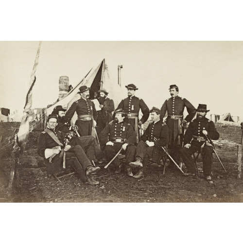 Officers Of 139th Pennsylvania Infantry, circa 1862, View 3