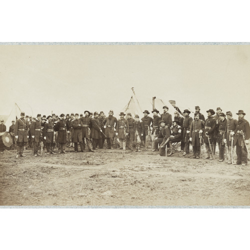 Officers Of 139th Pennsylvania Infantry, circa 1862, View 4