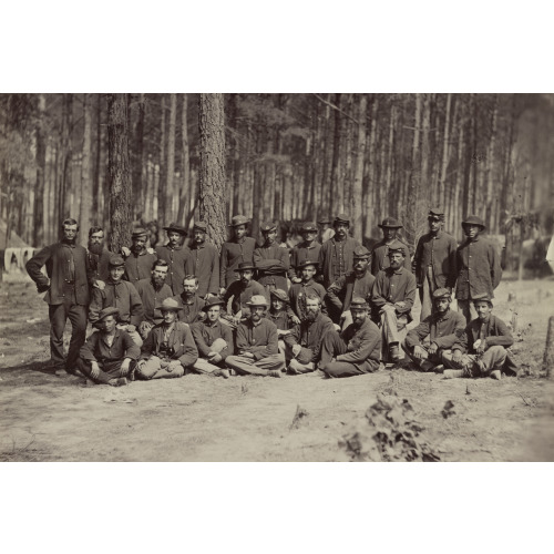 U.S. Engineer Battalion In Front Of Petersburg, Va., August, 1864