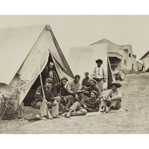 Group, 22nd New York State Militia, Near Harpers Ferry, Va., 1861 i.e. 1862