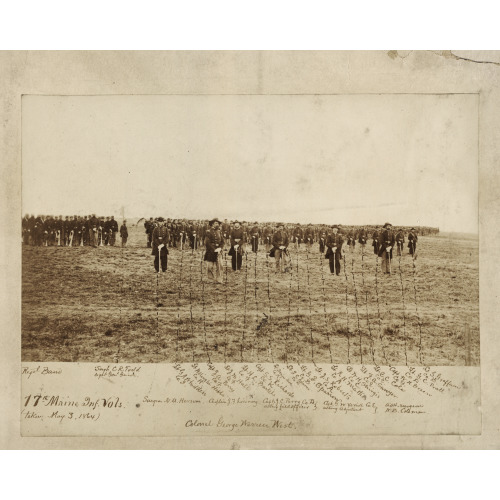 17th Maine Infinatry Volunteers, circa 1864