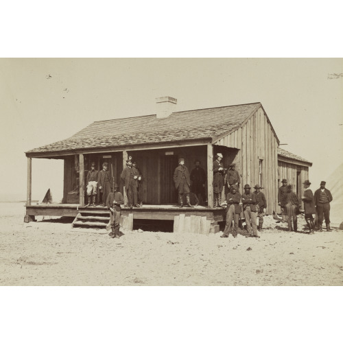Quartermaster's Office, Fort Fisher, North Carolina, circa 1865