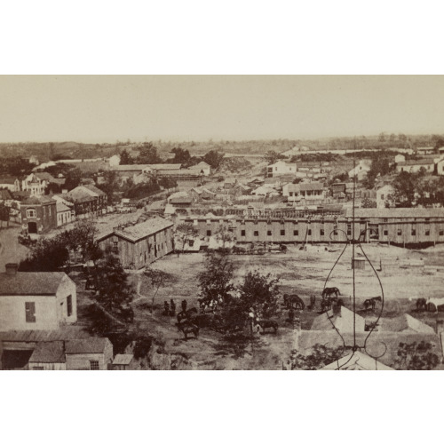 Barracks Of 124th Ill. Infantry, Vicksburg, Miss., circa 1861
