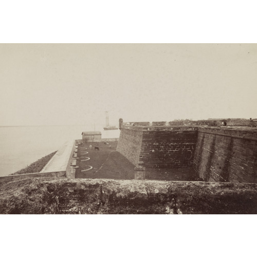 Fort Marion, Saint Augustine, Florida, circa 1861, View 1