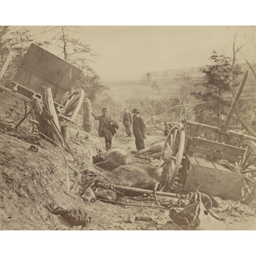 A Shattered Caisson, Fredericksburg, Va., circa 1861