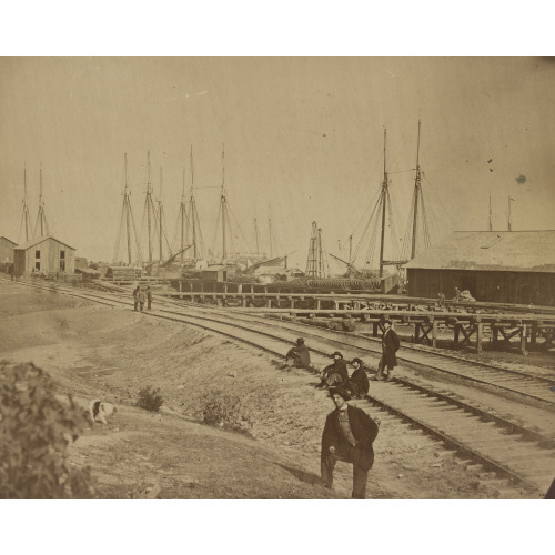 Aquia Creek Landing, circa 1861