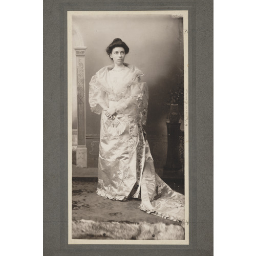 Mrs. Taft In Filipina Costume, circa 1901