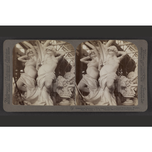 View 1, Ornamental Statuary, First Quarter Moon - A Grand Prize Statue, World's Fair, St. Louis, U. S...