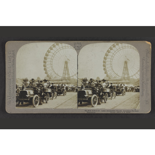 New York To Saint Louis Automobile Parade, World's Fair, 1904