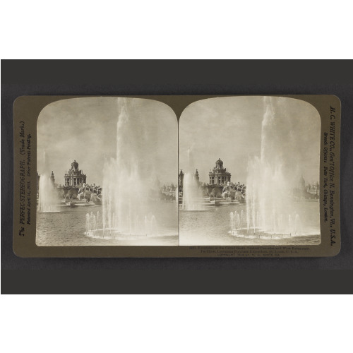 Fountains In The Grand Basin, Louisiana Purchase Expo