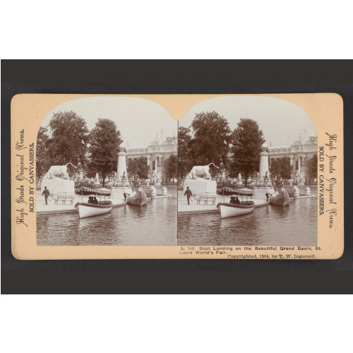 Boat Landing, St. Louis World's Fair, 1904