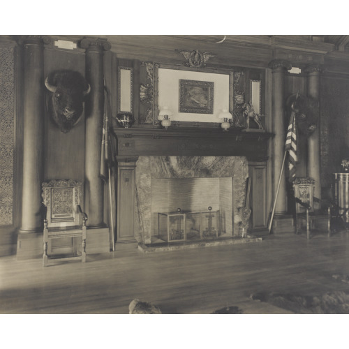 Sagamore Hill, View 1, President Roosevelt's Country Home Residence, The North Room., 1905