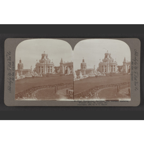 East Restaurant Pavilion And German Building, World's Fair, St. Louis, Mo., 1904