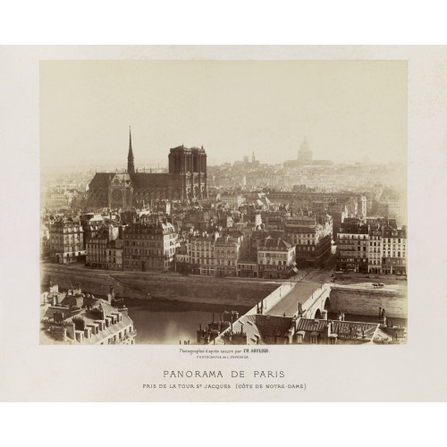Panorama De Paris Pris De La Tour St. Jacques, 1854