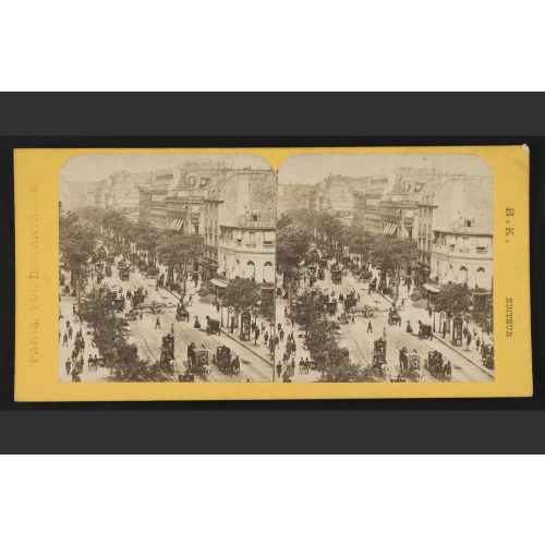 Boulevard Des Italiens, circa 1860