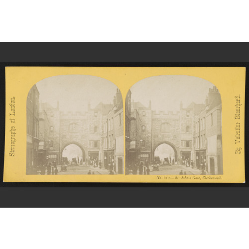 St. John's Gate, Clerkenwell, 1865