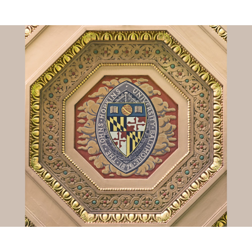 Ceiling Detail, The Johns Hopkins University Seal, At The William H. Welch Medical Library, The...