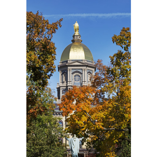 University Of Notre Dame, Gold Dome, St. Mary Statue