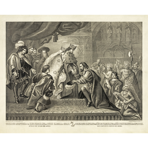 Columbus Reception By Ferdinand And Isabella