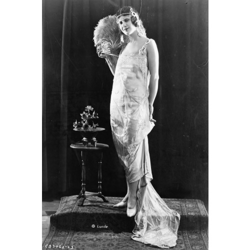 Evening Gown In All Its Splendor, 1921