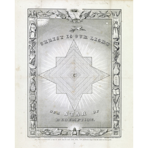 Christ Is Our Light - Our Star Of Redemption, 1849