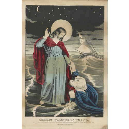 Christ Walking On The Sea, circa 1835