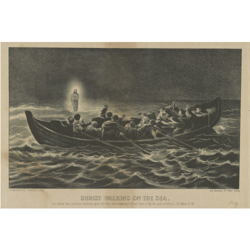 Christ Walking On The Sea, circa 1856