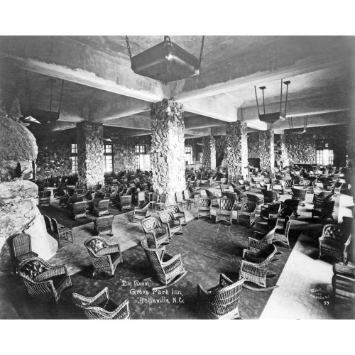 Big Room, Grove Park Inn, Asheville, N.C., 1913