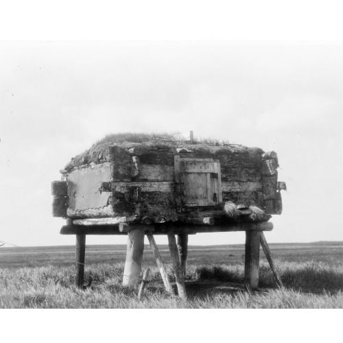 Food Caches, Hooper Bay, Alaska, 1929