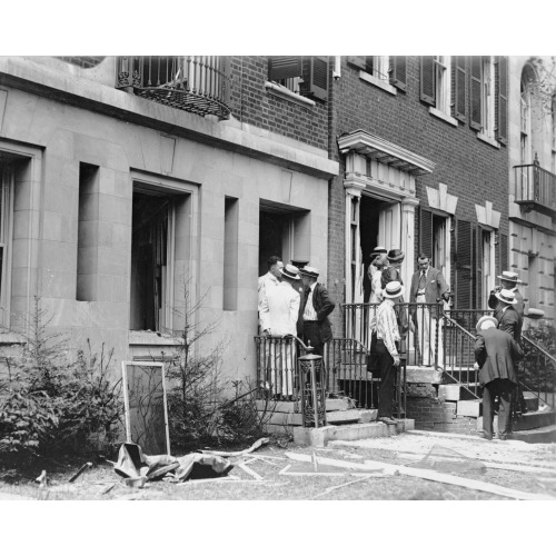 Home Of Alexander Mitchell Palmer, After Bomb Explosion, 1919