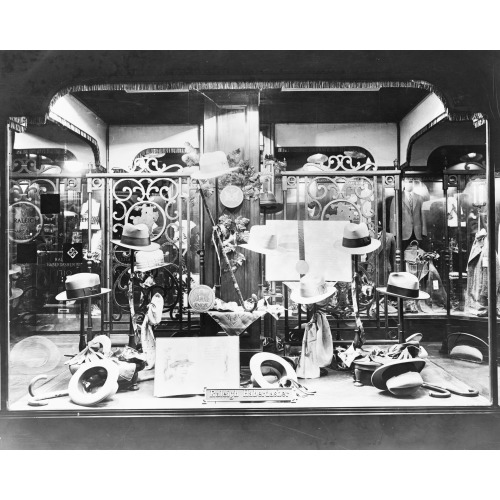 Haberdasher Show Window, Washington, D.C., circa 1925