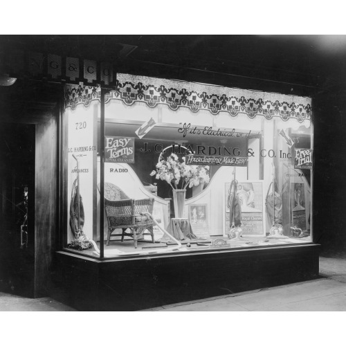 Vacuum Cleaners On Display, circa 1909-1932