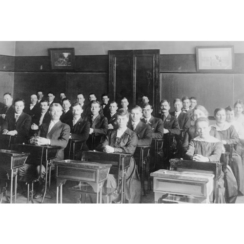 Department Of Labor Naturalization Class, circa 1912-1932